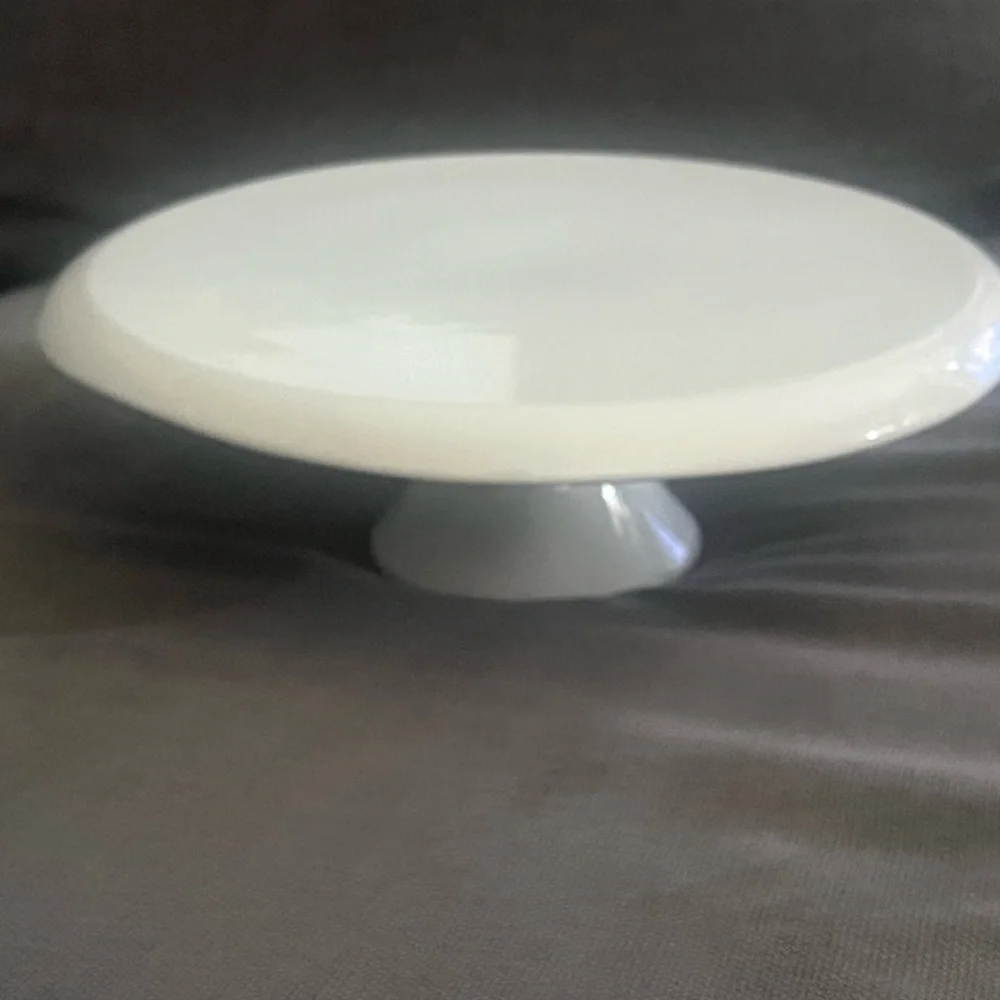 Chic White Serving Platter